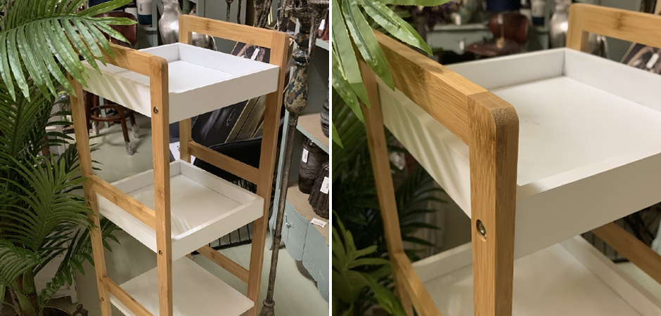 Стеллаж Stockholm White & Beige Slim Стеллаж Stockholm White & Beige Slim - Loft-Concept в Самаре