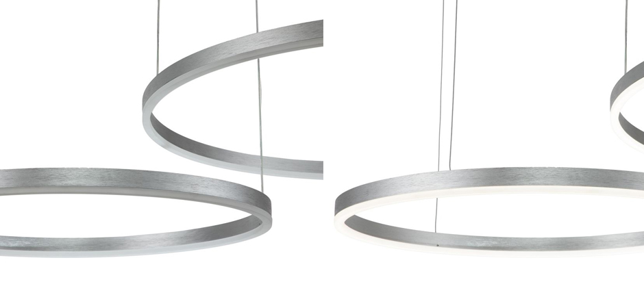 Подвесной светильник Neo Circles Double Silver Подвесной светильник Neo Circles Double Silver - Loft-Concept в Самаре