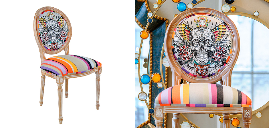 Стул Ghost Rider Grey - фото №1