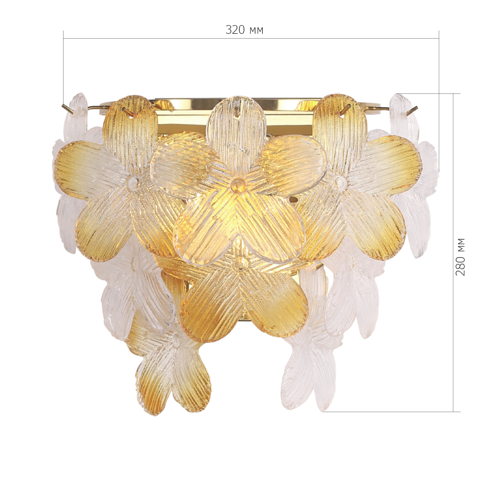 Бра с цветочными мотивами Light Floral Glow в Самаре