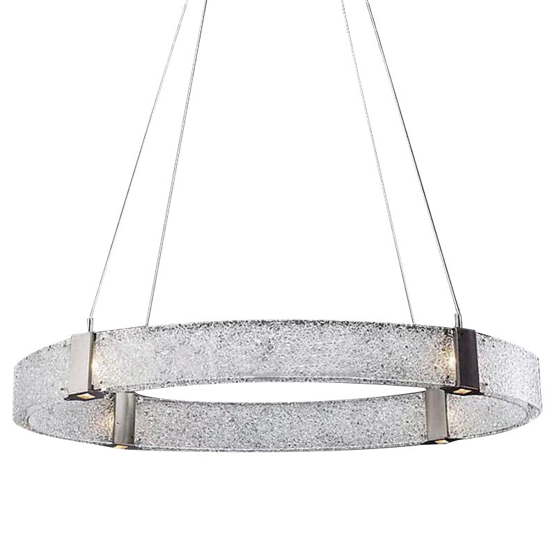 Люстра Parallel Oval LED Chandelier Никель Белый в Самаре | Loft Concept 