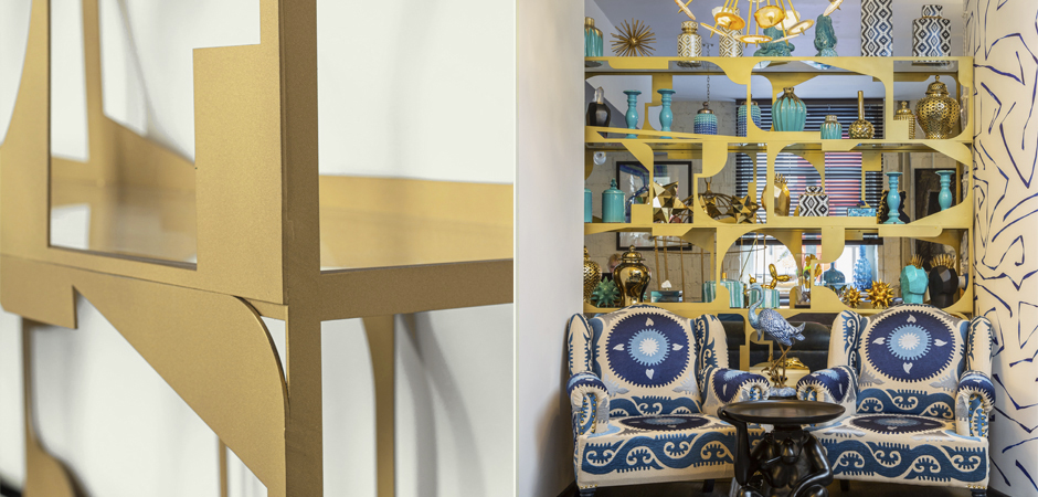 Стеллаж Golden Kaleidoscope Стеллаж Golden Kaleidoscope - Loft-Concept в Самаре