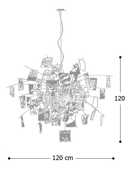 Светильник Zettel Z 5 Ingo Maurer text в Самаре