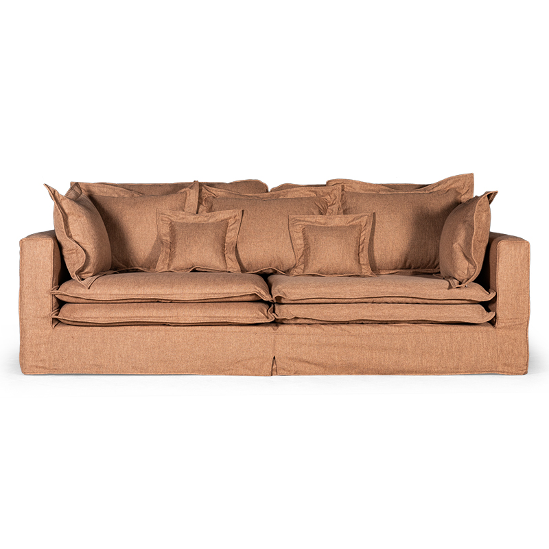 Диван Evelyn Textile Brown Sofa Коричневый в Самаре | Loft Concept 