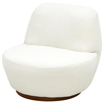 Кресло Raoul Chair Boucle Белый в Самаре | Loft Concept 