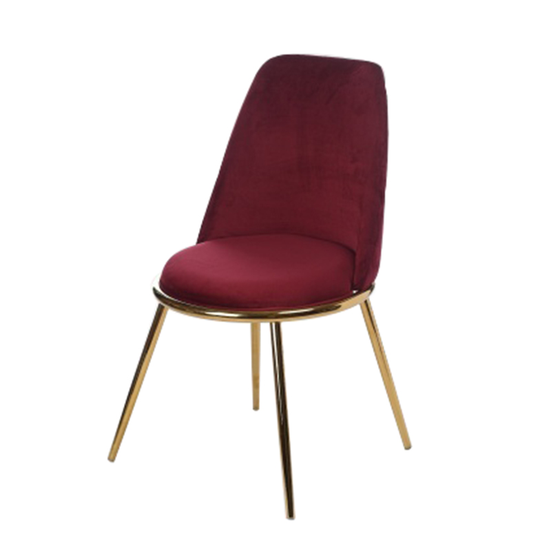 Стул Chairs Velvet Crimson Малиновый (Crimson) Золотой в Самаре | Loft Concept 