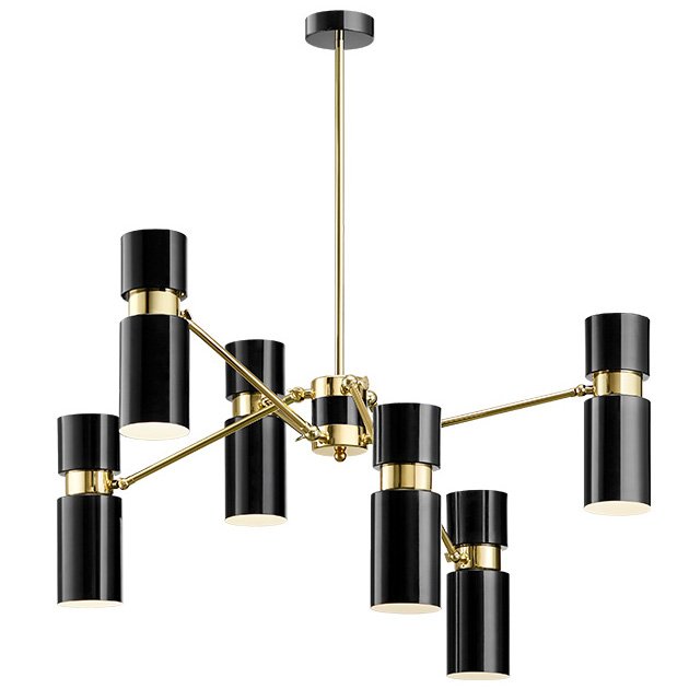 Люстра EDGAR chandelier Черный Латунь в Самаре | Loft Concept 