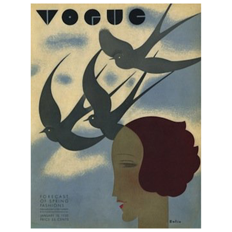 Постер Vogue Cover 1930 January  в Самаре | Loft Concept 