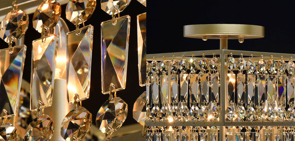 Потолочный светильник Crystal Inserts Lamp amber 6 Потолочный светильник Crystal Inserts Lamp amber 6 - Loft-Concept в Самаре