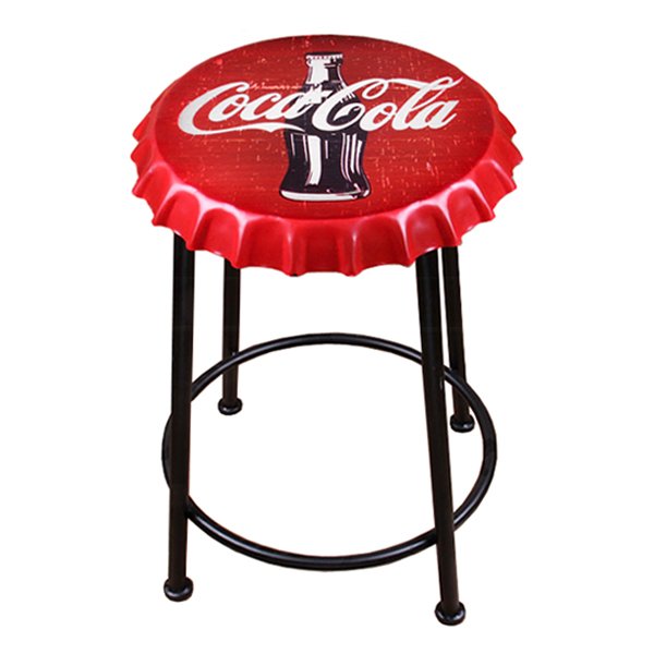 Стул Bottle Cap Coca & Cola Красный Черный в Самаре | Loft Concept 