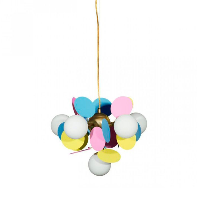 Люстра MATISSE Chandelier multicolor 6 ламп Мульти Золотой в Самаре | Loft Concept 