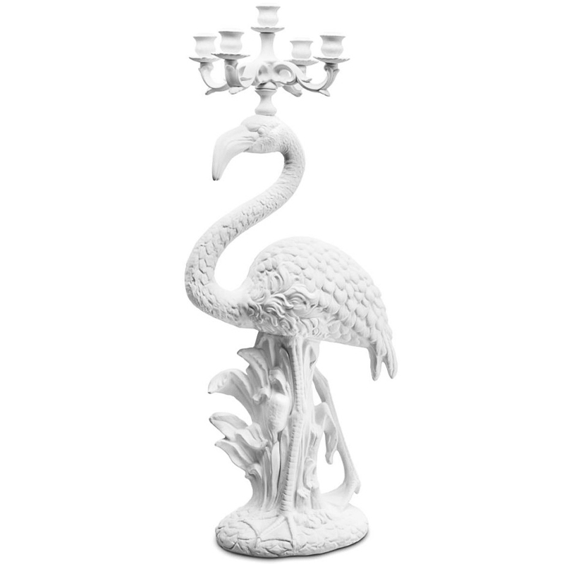 Подсвечник Candleholder Flamingo Bisc. White Белый в Самаре | Loft Concept 