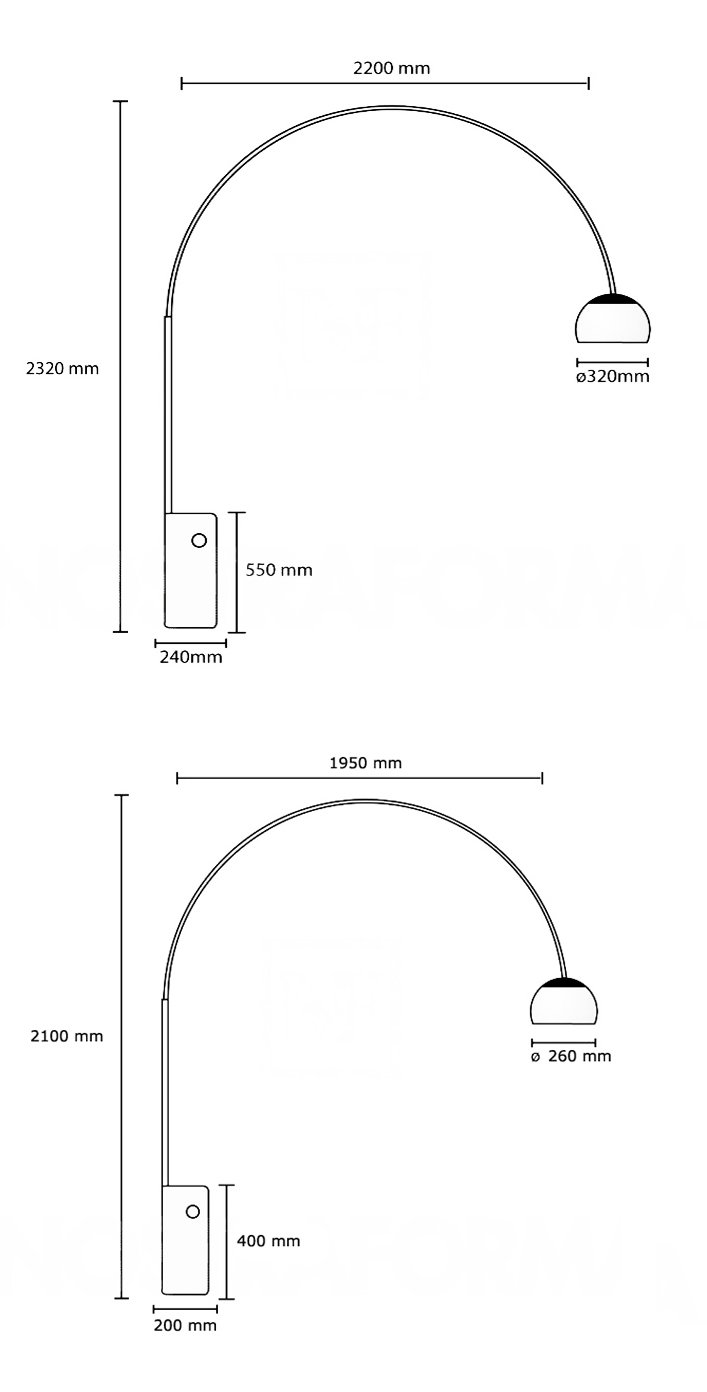 Торшер Flos Arco в Самаре
