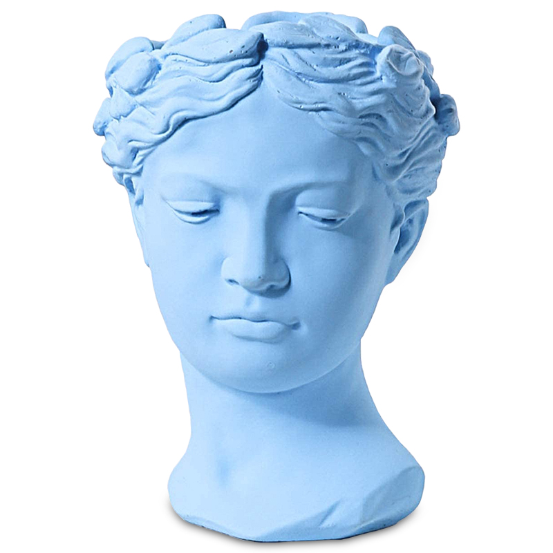 Ваза Female Bust Pastel Blue Голубой пастельный в Самаре | Loft Concept 