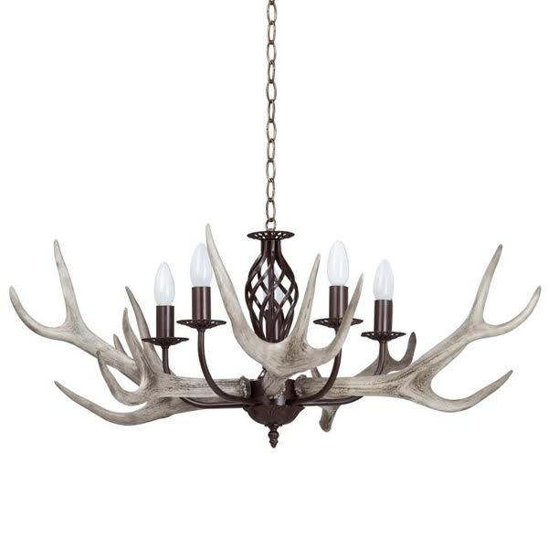 Люстра Horned Forrest Chandelier Коричневый в Самаре | Loft Concept 