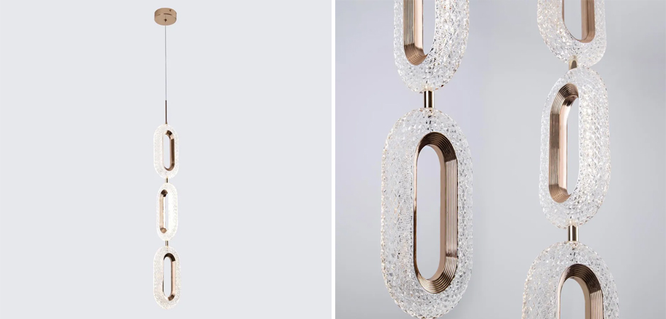 Тройной подвесной светильник Oculus Lights Золото - Loft-Concept в Самаре