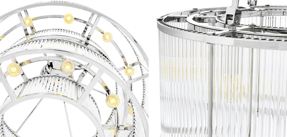 Люстра Chandelier Bernardi Nickel - Loft-Concept в Самаре