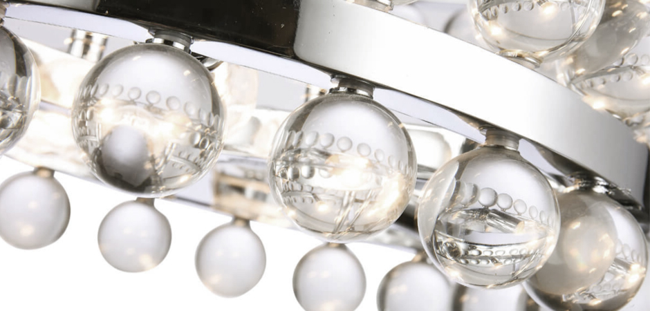 Sacramento Transparent Balls Two Circle Chandelier Sacramento Transparent Balls Two Circle Chandelier - Loft-Concept в Самаре