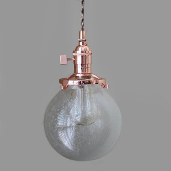 Подвесной светильник Bubble Sphere Glass Copper Медь в Самаре | Loft Concept 