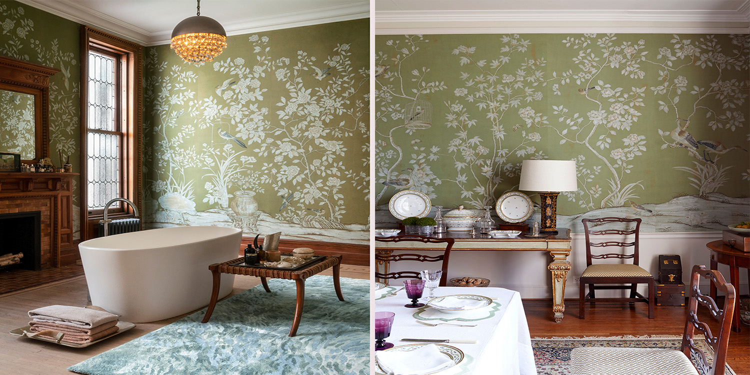 Обои ручная роспись Askew Olive - фото №1