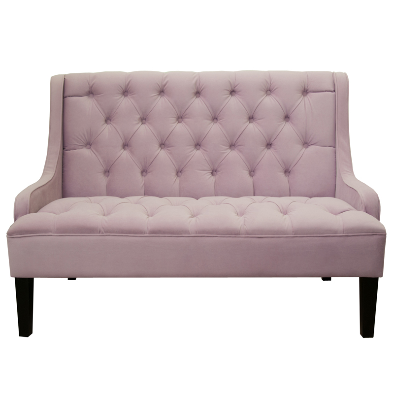 Диван Folket Sofa velour pink Розовый (Rose) в Самаре | Loft Concept 