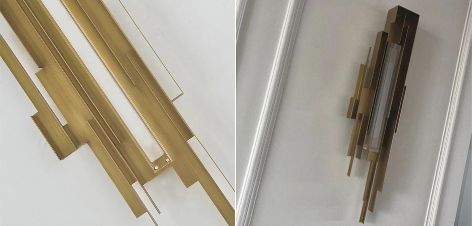 Бра Flowing Metal Sconce Бра Flowing Metal Sconce - Loft-Concept в Самаре