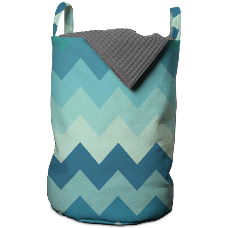 Корзина Blue Chevron Basket Мульти в Самаре | Loft Concept 