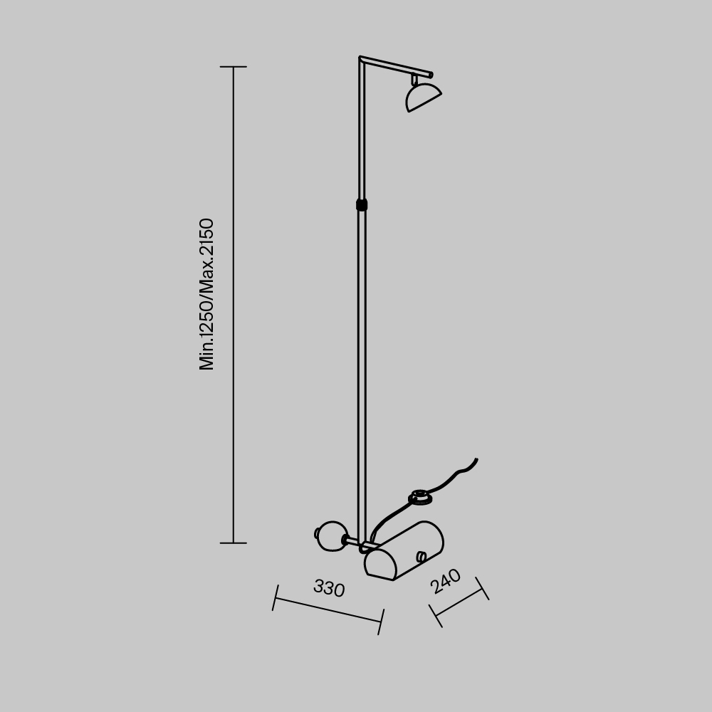 Напольный светильник Pikant 3000К 13Вт в Самаре