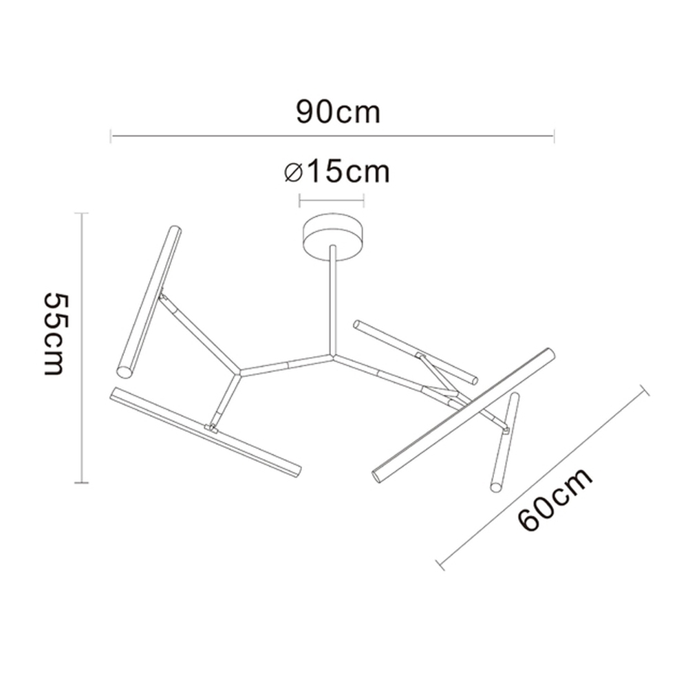 Люстра на штанге Geometry в Самаре