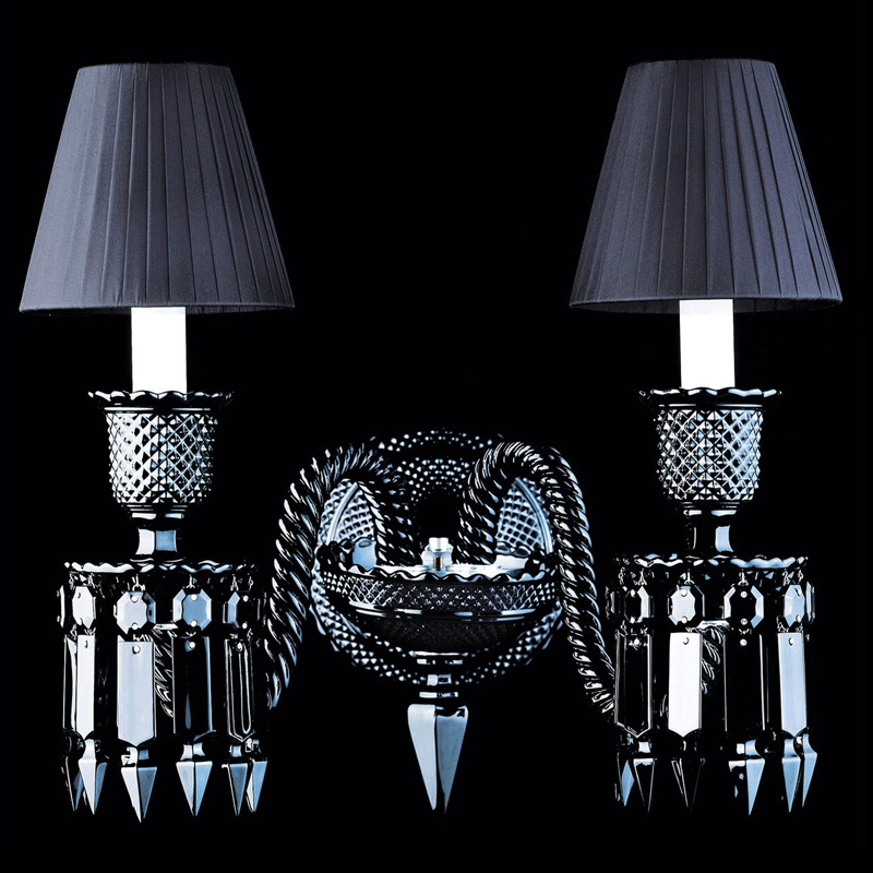 Бра BACCARAT ZENITH NOIR Wall Lamp 2 Черный в Самаре | Loft Concept 