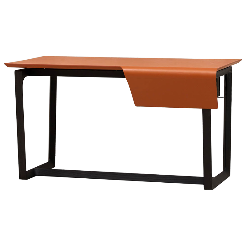 Рабочий стол Stan Orange Desk Оранжевый Черный в Самаре | Loft Concept 