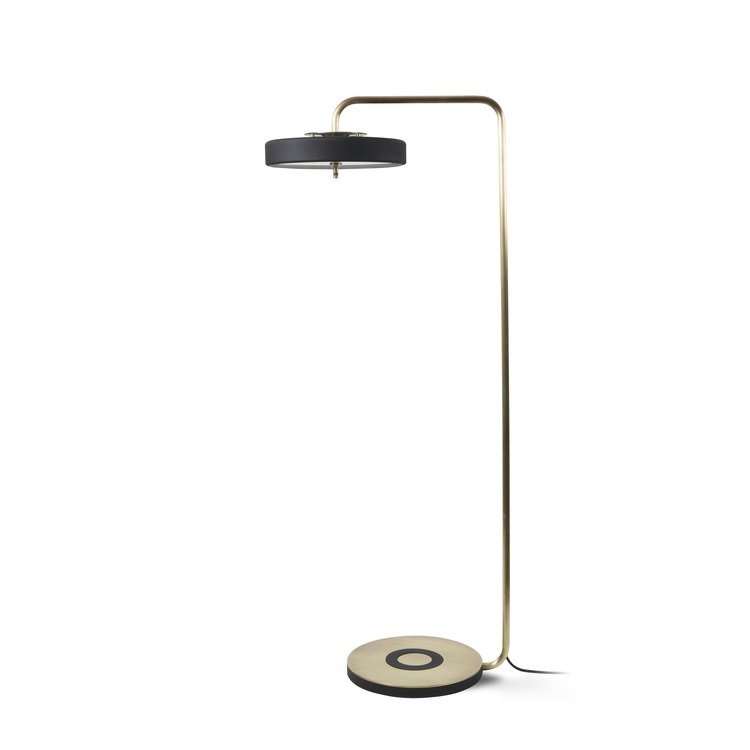 Торшер Bert Frank REVOLVE FLOOR LAMP Золотой Черный в Самаре | Loft Concept 