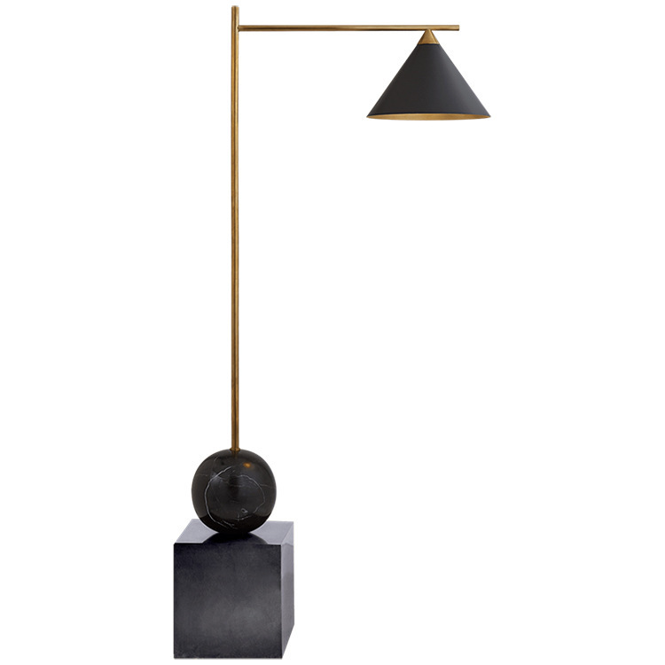 Торшер CLEO FLOOR LAMP Black Черный Латунь в Самаре | Loft Concept 