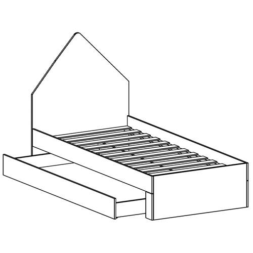 Кровать в детскую Tiny Town Bed в Самаре