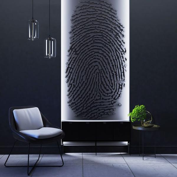 Барельеф FINGERPRINT  в Самаре | Loft Concept 