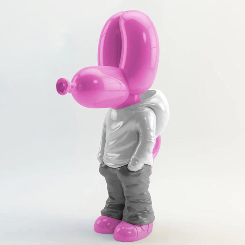 Статуэтка Pink Balloon Dog Розовый Белый Серый в Самаре | Loft Concept 