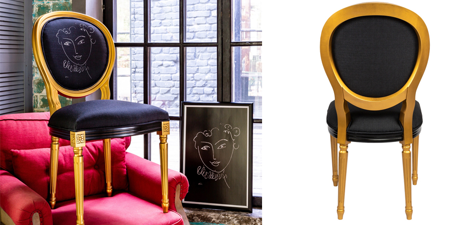 Стул White Silhouette Marquise Stool - фото №1