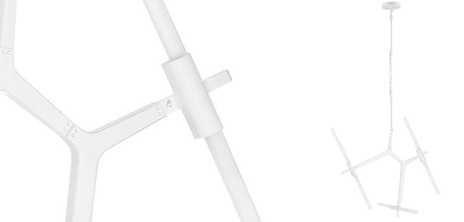 Люстра Агнес Chandelier White 6 Люстра Агнес Chandelier White 6 - Loft-Concept в Самаре
