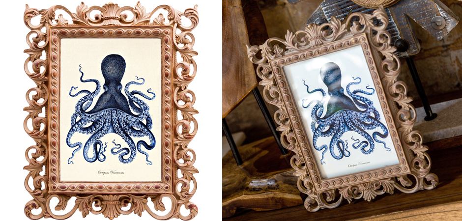 Постер Blue Octopus Poster - Loft-Concept в Самаре