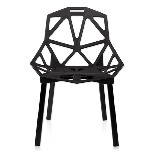 Дизайнерский стул CHAIR ONE black Черный матовый в Самаре | Loft Concept 