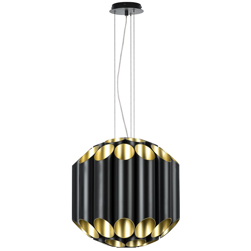 Люстра Garbi Black Pipe Organ Chandelier 44 Черный Золотой в Самаре | Loft Concept 