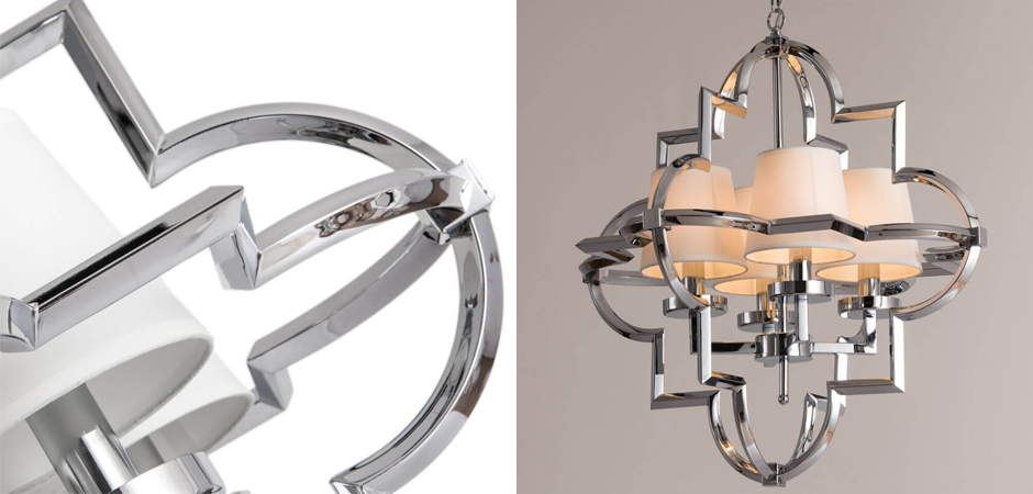 Люстра Lantern Rhombus Chromium Люстра Lantern Rhombus Chromium - Loft-Concept в Самаре