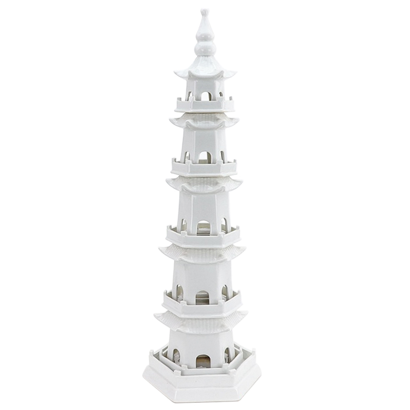 Статуэтка Ceramic Pagoda white Белый в Самаре | Loft Concept 