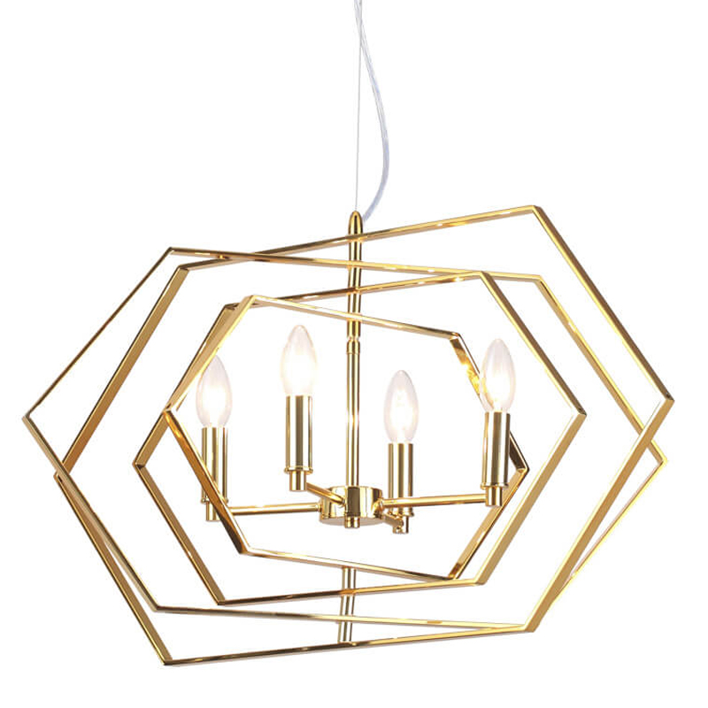 Люстра Damaris Chandelier gold Глянцевое золото в Самаре | Loft Concept 