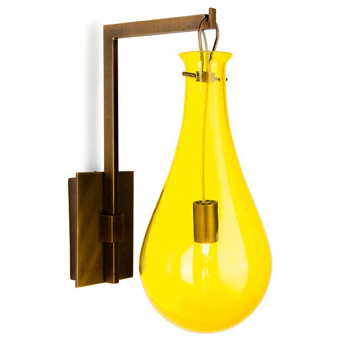 Бра Patrick Naggar Bubble Sconce yellow Желтый Черный в Самаре | Loft Concept 