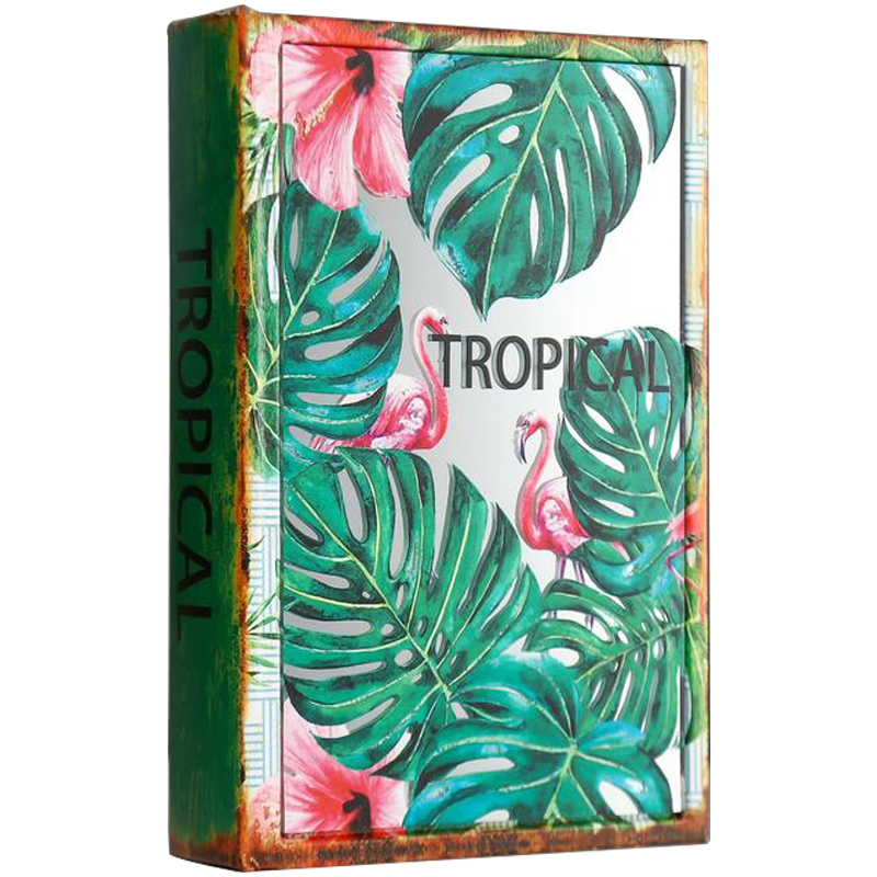 Шкатулка-книга Tropical Flamingos Mirror Book Box Мульти в Самаре | Loft Concept 