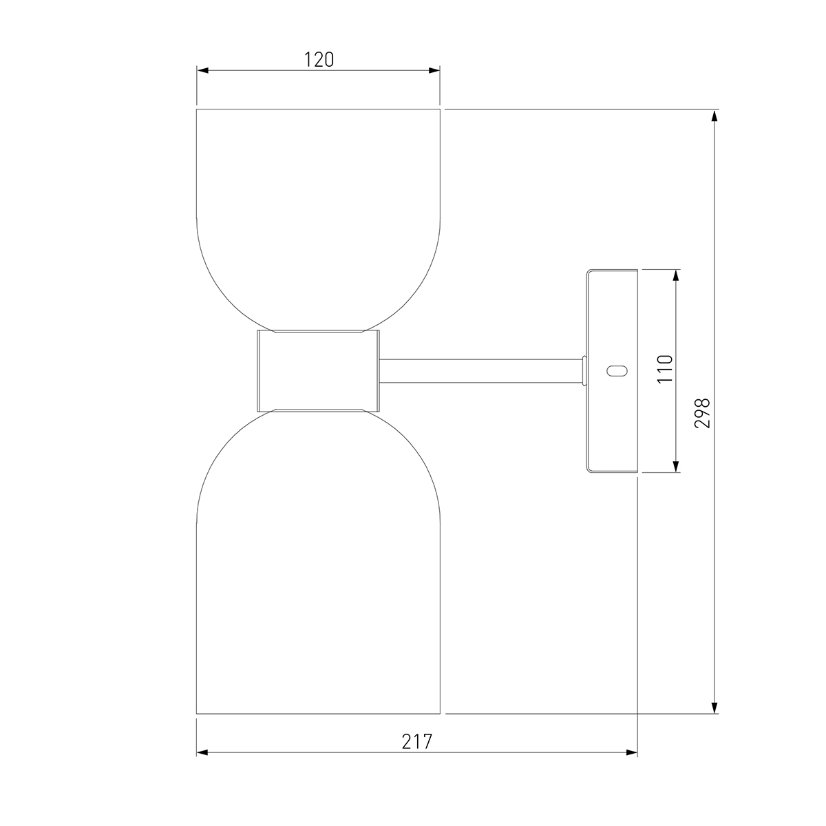 Бра Light maker studio Sconce white and smok в Самаре