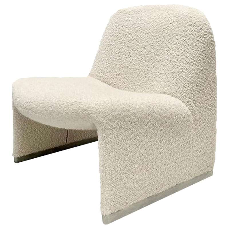 Кресло Kaydan White Boucle Armchair  в Самаре | Loft Concept 