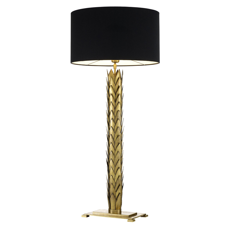 Настольная лампа Eichholtz Table Lamp Granada Латунь Черный в Самаре | Loft Concept 