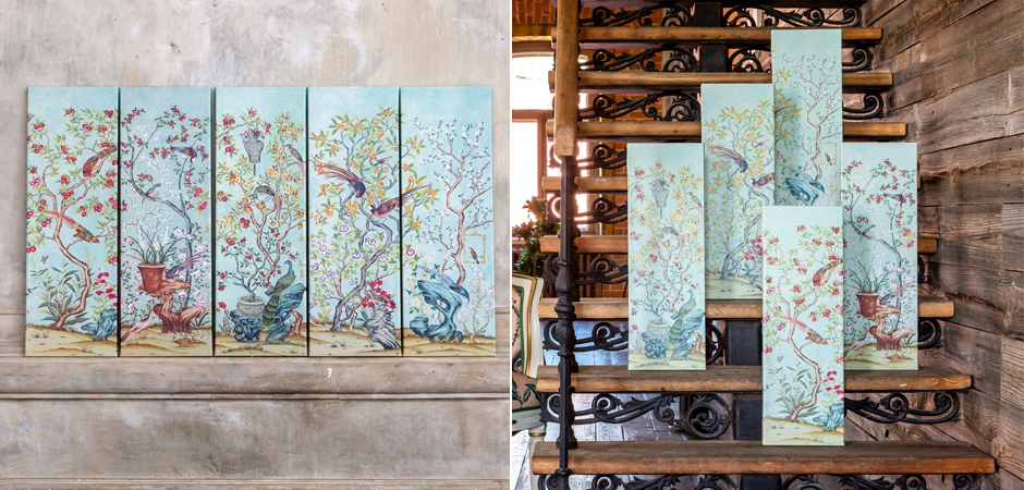 Постер Blue Chinoiserie 1 Постер Blue Chinoiserie 1 - Loft-Concept в Самаре